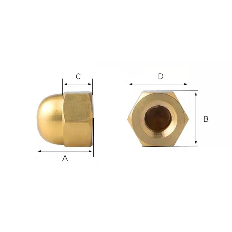 DIN1587 Brass Hex Cap Nut price