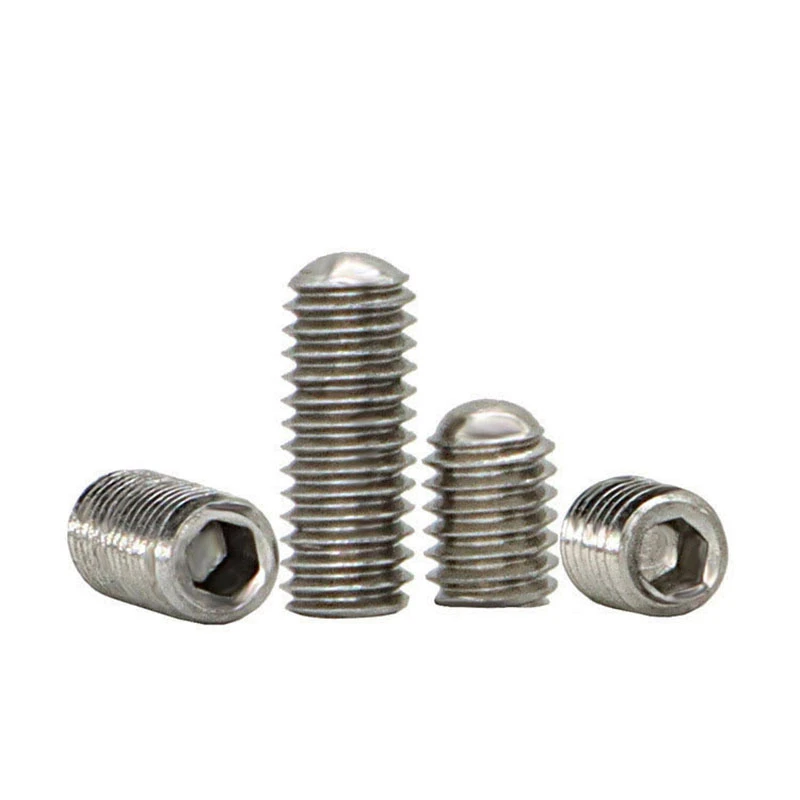 Oval-tip-settskruer