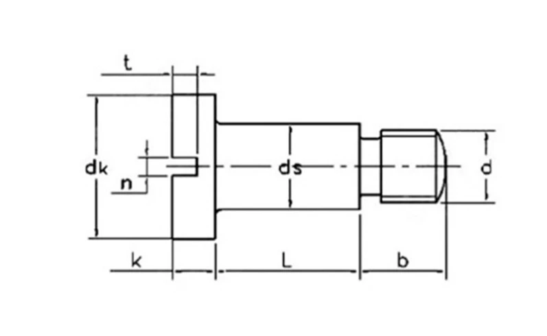 slotted shoulder screw 1