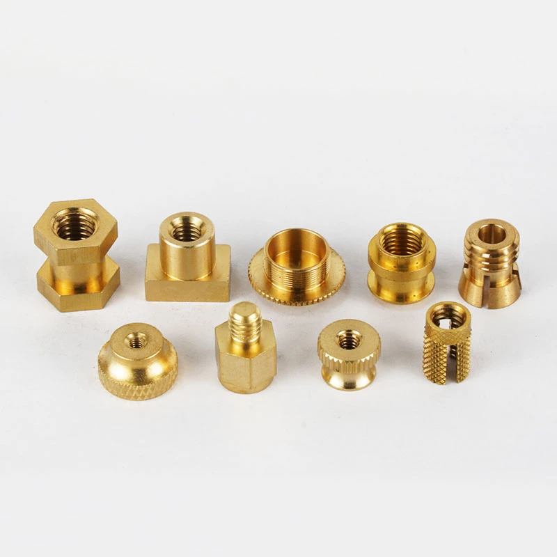 Brass hot staking inserts 9 Brass hot staking inserts 9