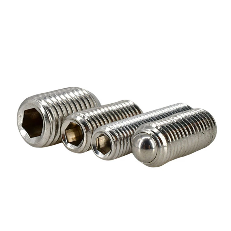 ball nose threaded spring plunger 6